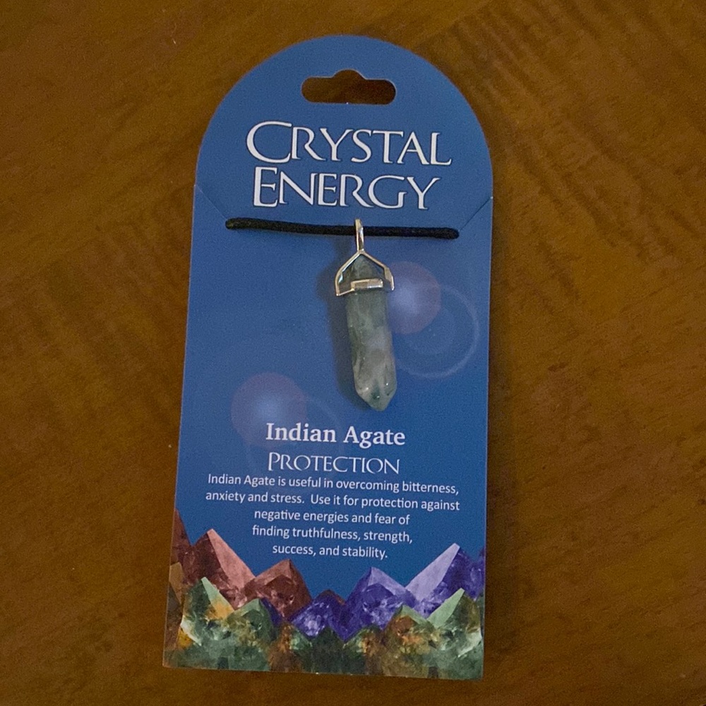 "Indian Agate" Crystal Necklace